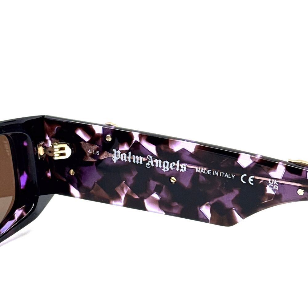 New, PALM ANGELS Sunglasses Angel PERI007 3464 Authentic - Picture 11 of 13